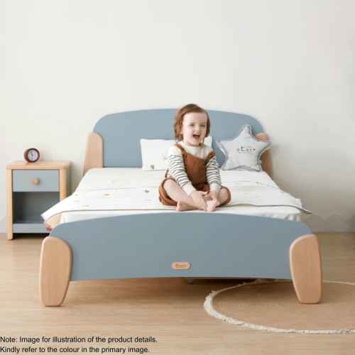 Boori Sunshine Kids King Single Bed Frame, Barley and Almond