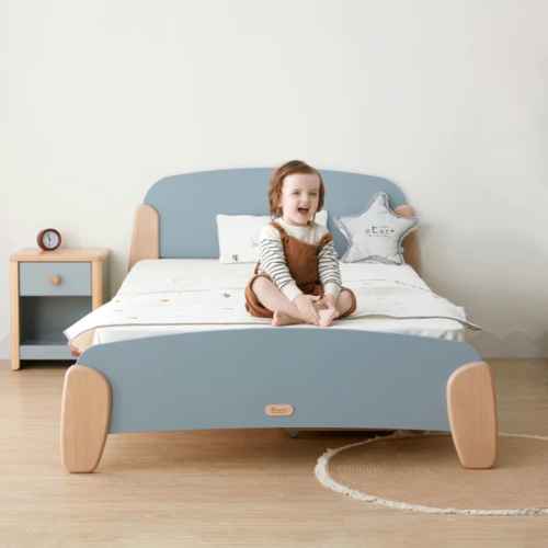 Boori Sunshine Kids King Single Bed, Blueberry and Almond