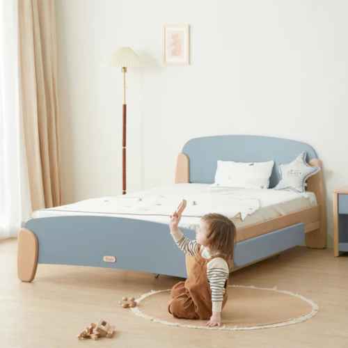 Boori Sunshine Kids King Single Bed, Blueberry and Almond