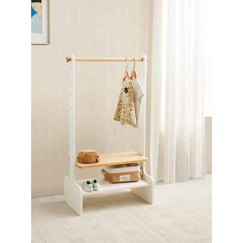 Boori Tidy Kids Clothing Rack, Barley and Almond