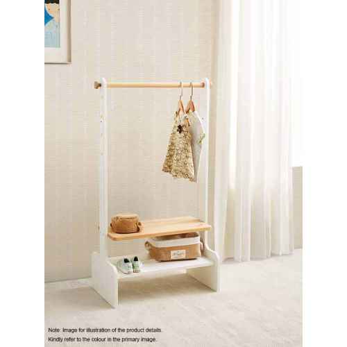 Boori Tidy Kids Clothing Rack, Cherry and Almond