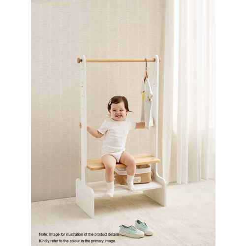 Boori Tidy Kids Clothing Rack, Cherry and Almond