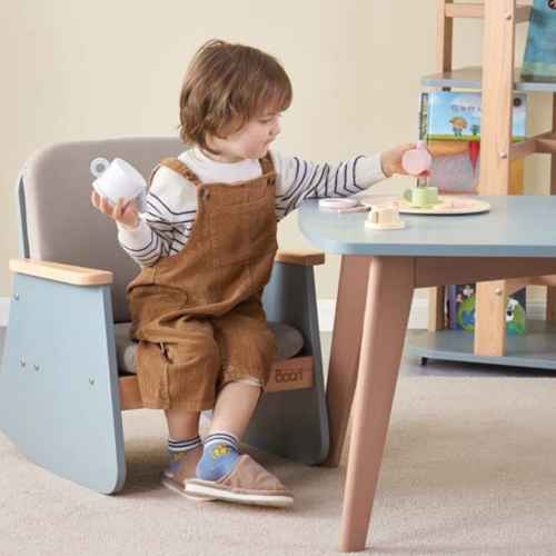 Boori Tidy Kids Junior Rocking Chair, Blueberry and Almond