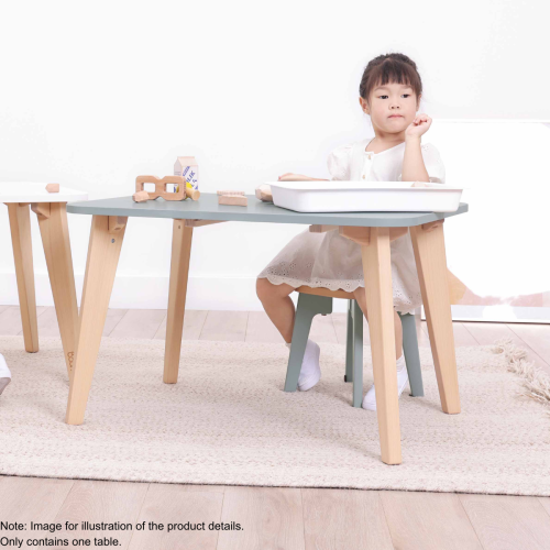 Boori Tidy Kids Table V23, Blueberry and Almond