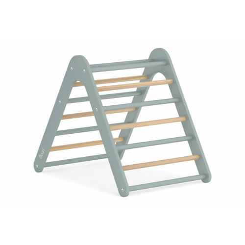 Boori Tidy Kids Climbing Triangle & Ramp 2 Piece Set, Blueberry and Almond