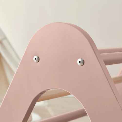 Boori Tidy Kids Climbing Triangle & Ramp 2 Piece Set, Cherry and Almond