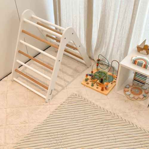 Boori Tidy Kids Climbing Triangle, Barley and Almond