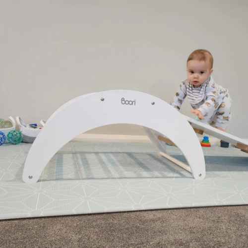 Boori Tidy Kids Pikler Climbing Arch, Barley and Almond