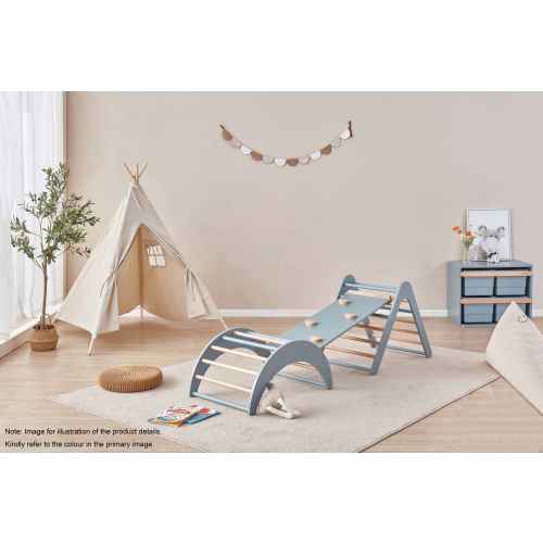 Boori Tidy Kids Pikler Climbing Arch, Barley and Almond