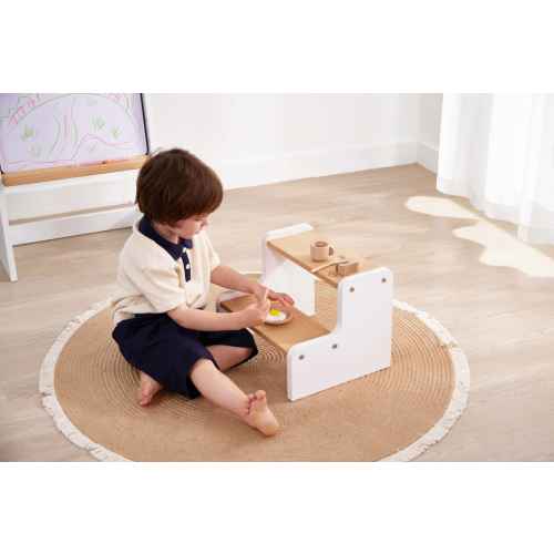 Boori Tidy Kids Foot Step Stool, Barley and Almond