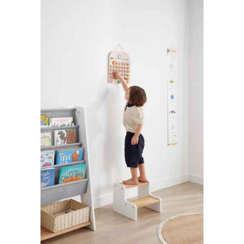 Boori Tidy Kids Foot Step Stool, Barley and Almond