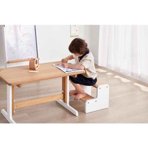 Boori Tidy Kids Foot Step Stool, Barley and Almond