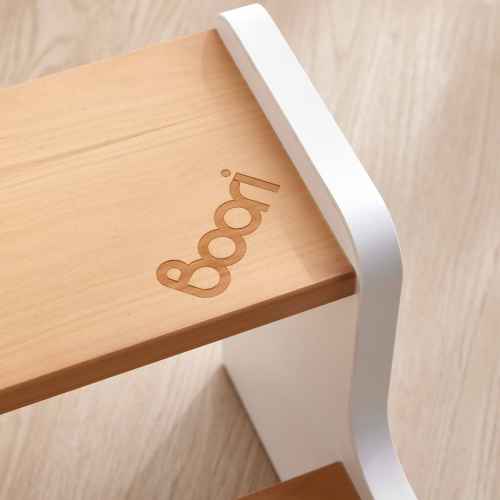 Boori Tidy Kids Foot Step Stool, Barley and Almond