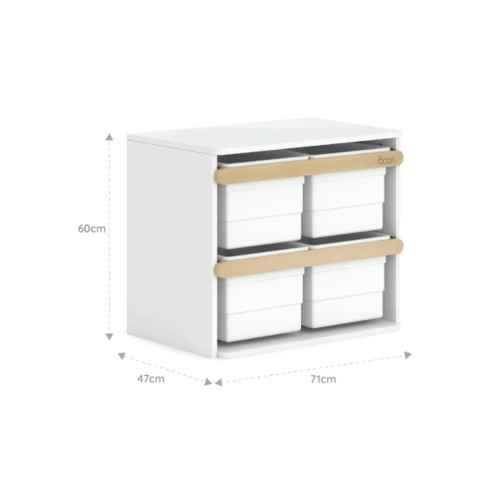 Boori Tidy Kids Toy Cabinet, Barley and Almond