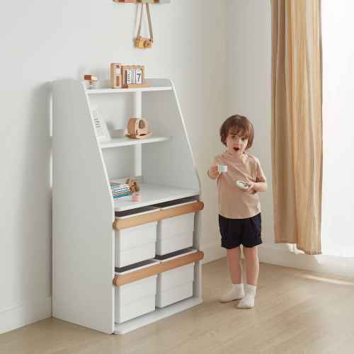 Boori Tidy Kids Toy Cabinet Shelf, Barley and Almond