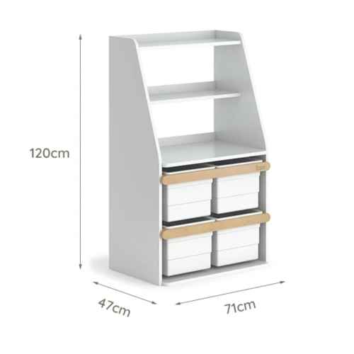 Boori Tidy Kids Toy Cabinet Shelf, Barley and Almond