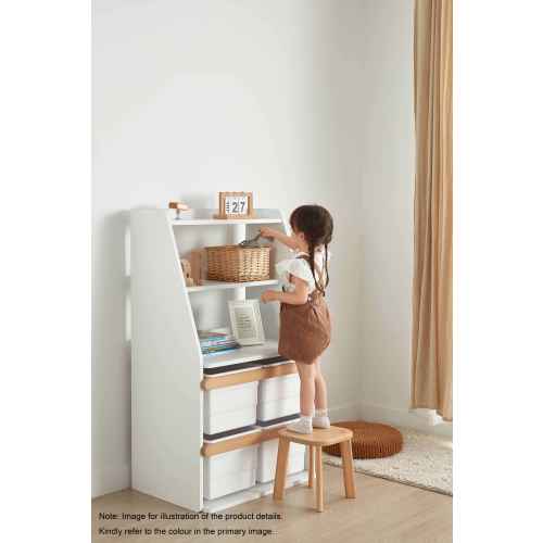 Boori Tidy Kids Toy Cabinet Shelf, Cherry and Almond