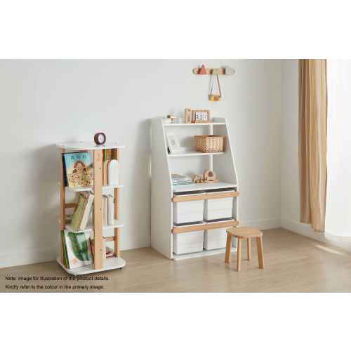 Boori Tidy Kids Toy Cabinet Shelf, Barley and Almond, Part 1