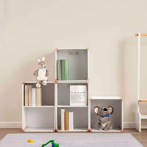 Boori Tidy Kids Rectangular Modular Box, Barley and Almond