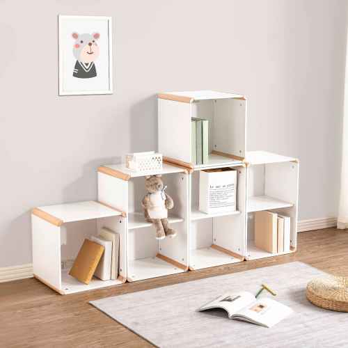 Boori Tidy Kids Toy Cabinet Shelf, Cherry and Almond