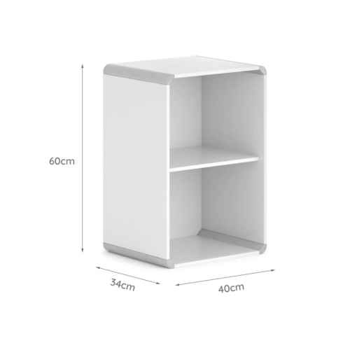 Boori Tidy Kids Toy Cabinet Shelf, Cherry and Almond, Part 1