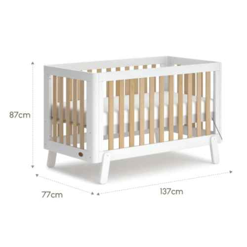 Boori Turin Cot Bed, Barley And Almond