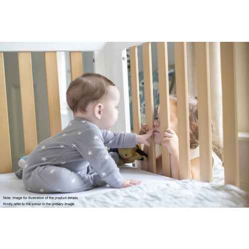 Boori Turin Cot Bed, Barley White