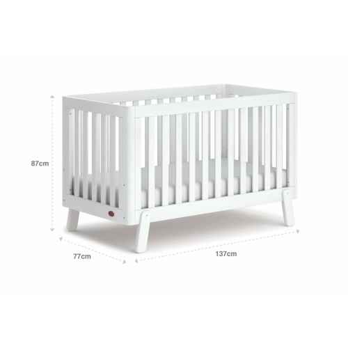 Boori Turin Cot Bed, Barley White