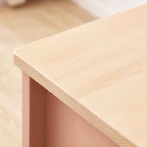 (Part)Boori Universal Kids 6 Drawer Chest V23, Soft White and Light Oak, Part 3