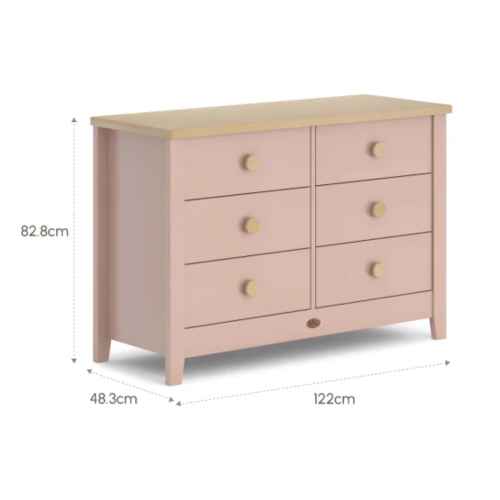 (Part)Boori Universal Kids 6 Drawer Chest V23, Soft White and Light Oak, Part 3