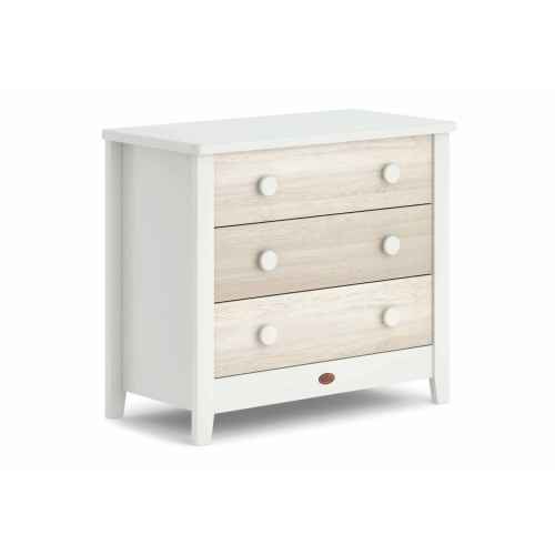 Boori Universal Kids 3 Drawer Chest V23, Soft White and Light Oak