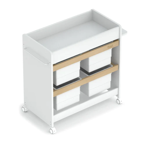 Boori Natty Kids Storage Changer, Barley and Almond