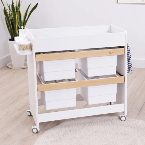 Boori Natty Kids Storage Changer, Barley and Almond