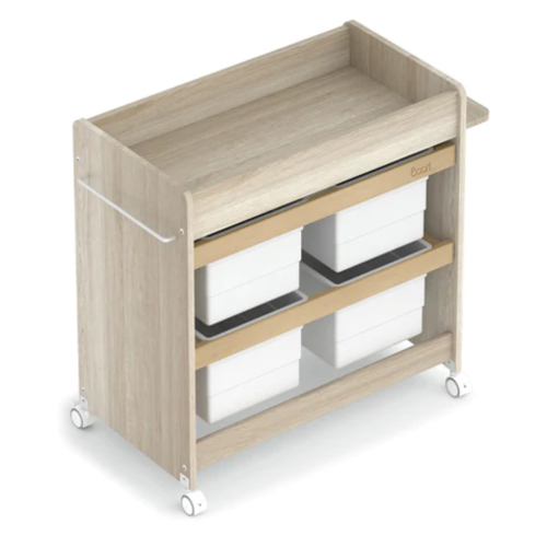 Boori Natty Kids Storage Changer, Oak and Almond