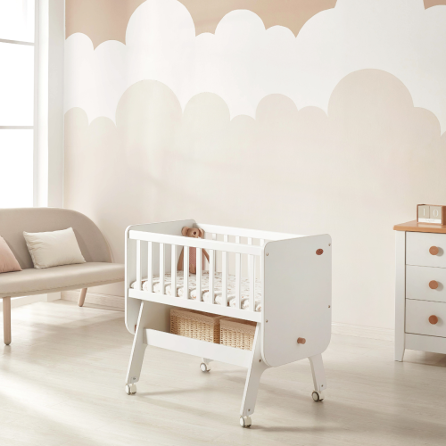 Boori Neat Kids Rocking Cradle, Barley and Almond