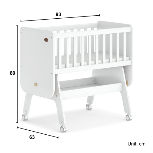 Boori Neat Kids Rocking Cradle, Barley and Almond