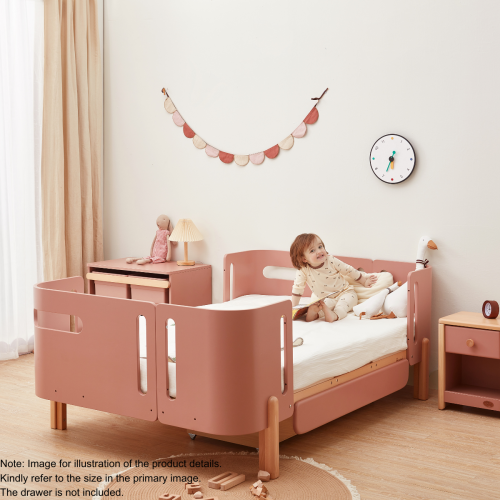 Boori Nova Kids Long Junior Double Bed, Cherry and Beech