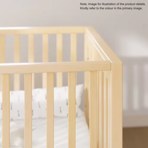 Boori Oslo Kids Baby Cot, Barley White