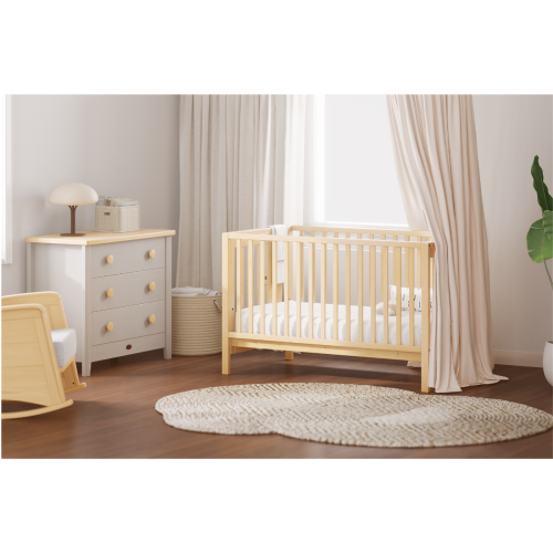 Boori Oslo Kids Baby Cot, Almond