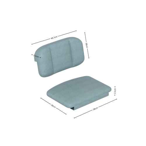 Boori Euler Kids Cushion Set, Blueberry