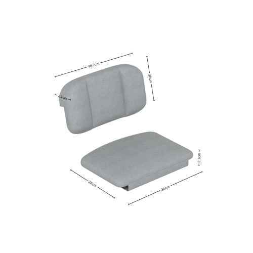 Boori Euler Kids Cushion Set, Pebble