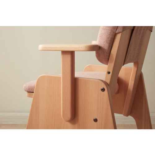 Boori Euler Kids Study Chair with Cushion Set, Cherry and Beech