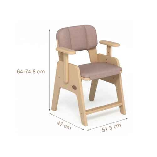 Boori Euler Kids Study Chair with Cushion Set, Cherry and Beech