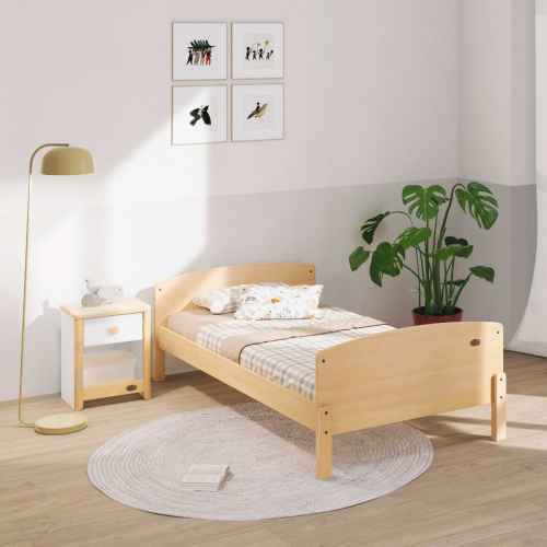 Boori Matilda Kids Single Floor Bed, Almond