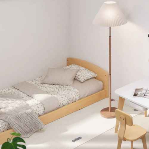 Boori Matilda Kids Single Floor Bed, Almond