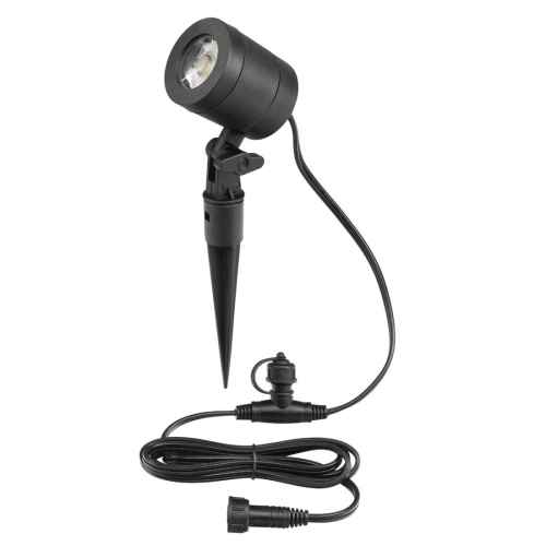 Brilliant BOTANIC 6W RGB IP6 LED Garden Spotlight RGB, Black