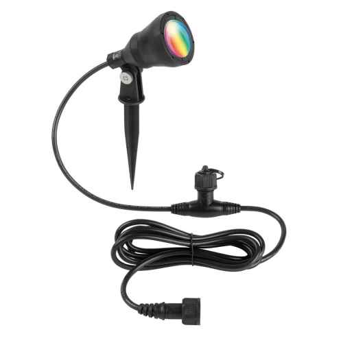 Brilliant BOTANIC Smart WiFi RGB Garden Light Kit, Black