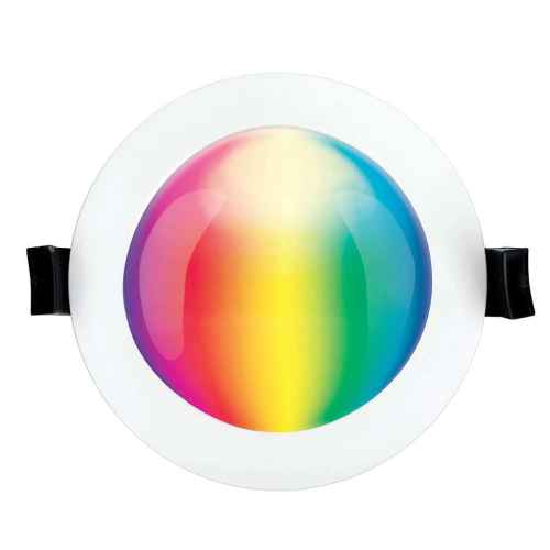 Brilliant PRISM Smart WiFi LED 10W RGB + CCT Downlight, White