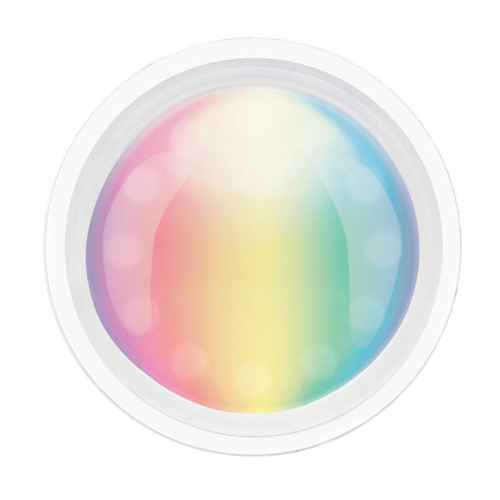 Brilliant LED GU10 Smart WiFi LED 5W RGB plus Warm White Biorhythm Globe, White