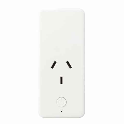 Brilliant CANNES Smart WiFi Single Plug with USB-A and USB-C Chargers, White